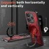 Phonesta MagLock Armor Back Cover hoesje met ring en MagSafe voor Xiaomi Redmi Note 14 5G - Rood 2