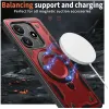 Phonesta MagLock Armor Back Cover hoesje met ring en MagSafe voor Xiaomi Redmi Note 14 5G - Rood 6