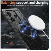 Phonesta MagLock Armor Back Cover hoesje met ring en MagSafe voor Xiaomi Redmi Note 14 5G - Zwart 6