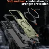 Phonesta MagLock Armor Back Cover hoesje met ring en MagSafe voor Xiaomi 14T - Groen 5