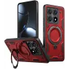 Phonesta MagLock Armor Back Cover hoesje met ring en MagSafe voor Xiaomi 14T - Rood