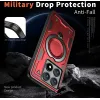 Phonesta MagLock Armor Back Cover hoesje met ring en MagSafe voor Xiaomi 14T - Rood 4