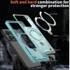 Phonesta MagLock Armor Back Cover hoesje met ring en MagSafe voor Xiaomi 14T Pro - Lichtblauw 5
