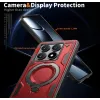 Phonesta MagLock Armor Back Cover hoesje met ring en MagSafe voor Xiaomi 14T Pro - Rood 6