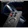 Phonesta MagLock Armor Back Cover hoesje met ring en MagSafe voor Xiaomi 14T Pro - Zwart 6