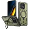 Phonesta MagLock Armor Back Cover hoesje met ring en MagSafe voor Xiaomi Poco X6 Pro - Groen
