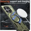 Phonesta MagLock Armor Back Cover hoesje met ring en MagSafe voor Xiaomi Poco X6 Pro - Groen 3