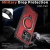 Phonesta MagLock Armor Back Cover hoesje met ring en MagSafe voor Xiaomi Poco X6 Pro - Rood 4