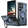 Phonesta MagLock Armor Back Cover hoesje met ring en MagSafe voor Samsung Galaxy S25 Ultra - Donkerblauw