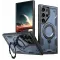 Phonesta MagLock Armor Back Cover hoesje met ring en MagSafe voor Samsung Galaxy S25 Ultra - Donkerblauw