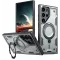 Phonesta MagLock Armor Back Cover hoesje met ring en MagSafe voor Samsung Galaxy S25 Ultra - Grijs