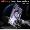 Phonesta MagLock Armor Back Cover hoesje met ring en MagSafe voor Samsung Galaxy S25 Ultra - Paars 4