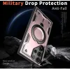 Phonesta MagLock Armor Back Cover hoesje met ring en MagSafe voor Samsung Galaxy S25 Ultra - Roségoud 4