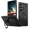 Phonesta MagLock Armor Back Cover hoesje met ring en MagSafe voor Samsung Galaxy S25 Ultra - Zwart