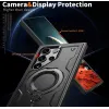 Phonesta MagLock Armor Back Cover hoesje met ring en MagSafe voor Samsung Galaxy S25 Ultra - Zwart 6