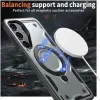 Phonesta MagLock Armor Back Cover hoesje met ring en MagSafe voor Samsung Galaxy S25/S24 - Grijs 3