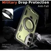 Phonesta MagLock Armor Back Cover hoesje met ring en MagSafe voor Samsung Galaxy S25/S24 - Groen 4