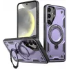 Phonesta MagLock Armor Back Cover hoesje met ring en MagSafe voor Samsung Galaxy S25/S24 - Paars