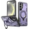 Phonesta MagLock Armor Back Cover hoesje met ring en MagSafe voor Samsung Galaxy S25/S24 - Paars
