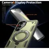 Phonesta MagLock Armor Back Cover hoesje met ring en MagSafe voor Samsung Galaxy S25 Plus/S24 Plus - Groen 6