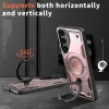 Phonesta MagLock Armor Back Cover hoesje met ring en MagSafe voor Samsung Galaxy S25 Plus/S24 Plus - Roségoud 2