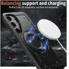 Phonesta MagLock Armor Back Cover hoesje met ring en MagSafe voor Samsung Galaxy S25 Plus/S24 Plus - Zwart 3