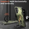 Phonesta MagLock Armor Back Cover hoesje met ring en MagSafe voor Samsung Galaxy A16 - Groen 2