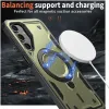 Phonesta MagLock Armor Back Cover hoesje met ring en MagSafe voor Samsung Galaxy A16 - Groen 3