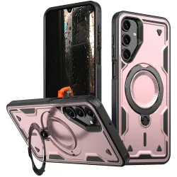 Phonesta MagLock Armor Back Cover hoesje met ring en MagSafe voor Samsung Galaxy A16 - Roségoud