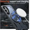 Phonesta MagLock Armor Back Cover hoesje met ring en MagSafe voor Samsung Galaxy S24 FE - Donkerblauw 3