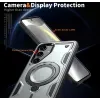 Phonesta MagLock Armor Back Cover hoesje met ring en MagSafe voor Samsung Galaxy S24 FE - Grijs 6