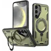 Phonesta MagLock Armor Back Cover hoesje met ring en MagSafe voor Samsung Galaxy S24 FE - Groen