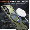 Phonesta MagLock Armor Back Cover hoesje met ring en MagSafe voor Samsung Galaxy S24 FE - Groen 3