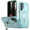 Phonesta MagLock Armor Back Cover hoesje met ring en MagSafe voor Samsung Galaxy S24 FE - Lichtblauw
