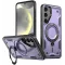 Phonesta MagLock Armor Back Cover hoesje met ring en MagSafe voor Samsung Galaxy S24 FE - Paars