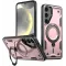Phonesta MagLock Armor Back Cover hoesje met ring en MagSafe voor Samsung Galaxy S24 FE - Roségoud