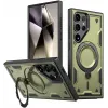 Phonesta MagLock Armor Back Cover hoesje met ring en MagSafe voor Samsung Galaxy S24 Ultra - Groen