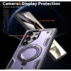 Phonesta MagLock Armor Back Cover hoesje met ring en MagSafe voor Samsung Galaxy S24 Ultra - Paars 6