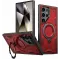 Phonesta MagLock Armor Back Cover hoesje met ring en MagSafe voor Samsung Galaxy S24 Ultra - Rood
