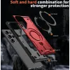 Phonesta MagLock Armor Back Cover hoesje met ring en MagSafe voor Samsung Galaxy S24 Ultra - Rood 5