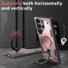 Phonesta MagLock Armor Back Cover hoesje met ring en MagSafe voor Samsung Galaxy S24 Ultra - Roségoud 2