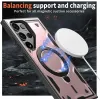 Phonesta MagLock Armor Back Cover hoesje met ring en MagSafe voor Samsung Galaxy S24 Ultra - Roségoud 3