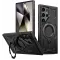 Phonesta MagLock Armor Back Cover hoesje met ring en MagSafe voor Samsung Galaxy S24 Ultra - Zwart