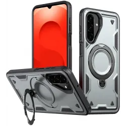 Phonesta MagLock Armor Back Cover hoesje met ring en MagSafe voor Samsung Galaxy A26 - Grijs