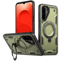 Phonesta MagLock Armor Back Cover hoesje met ring en MagSafe voor Samsung Galaxy A26 - Groen