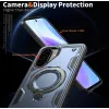 Phonesta MagLock Armor Back Cover hoesje met ring en MagSafe voor Samsung Galaxy A36/A56 - Donkerblauw 6