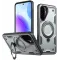 Phonesta MagLock Armor Back Cover hoesje met ring en MagSafe voor Samsung Galaxy A36/A56 - Grijs