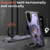 Phonesta MagLock Armor Back Cover hoesje met ring en MagSafe voor Samsung Galaxy A36/A56 - Paars 2