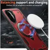 Phonesta MagLock Armor Back Cover hoesje met ring en MagSafe voor Samsung Galaxy A36/A56 - Rood 3