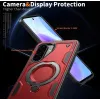 Phonesta MagLock Armor Back Cover hoesje met ring en MagSafe voor Samsung Galaxy A36/A56 - Rood 6
